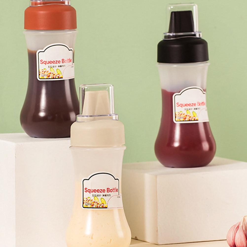 Reusable Bottle - 3 قطع من زجاجات الضغط الشفافة