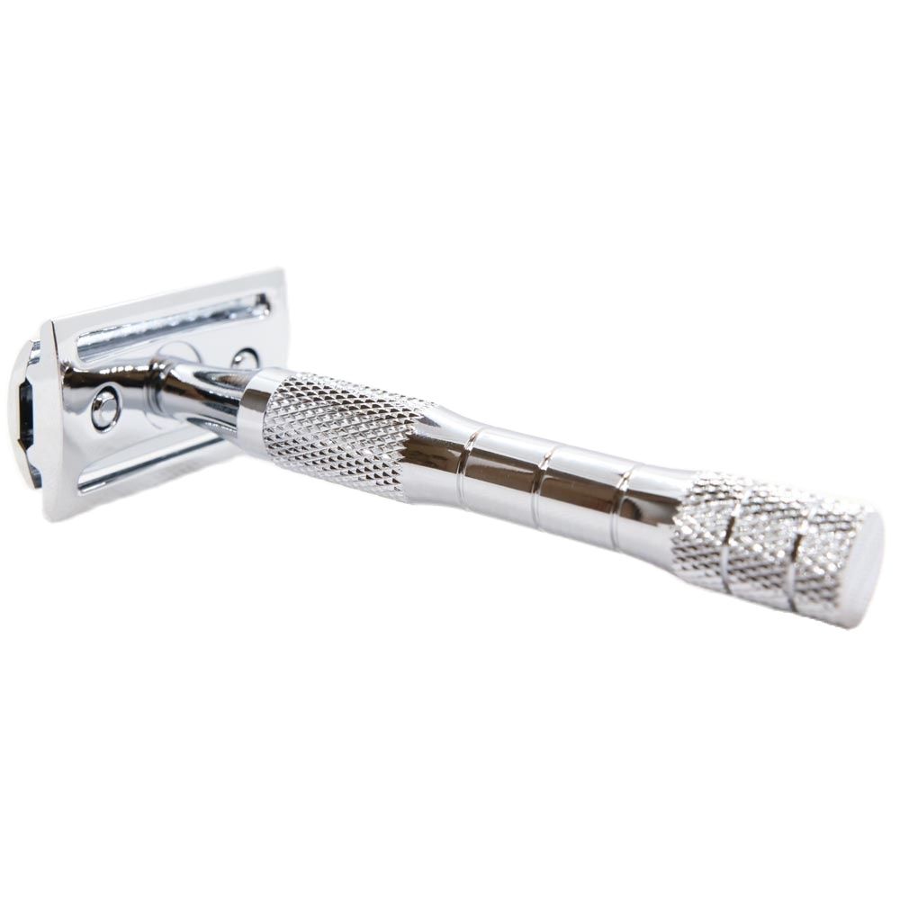 هدية ماكينة حلاقة آمنة بحافة م - مراجعة Safety Razor Handle وسعره