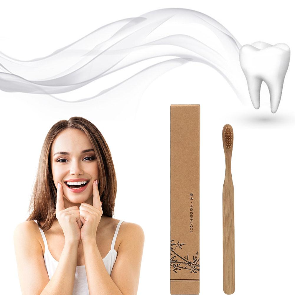 1/5/10 قطع فرشاة أسنان للبالغي - مراجعة Bamboo Toothbrush وسعره