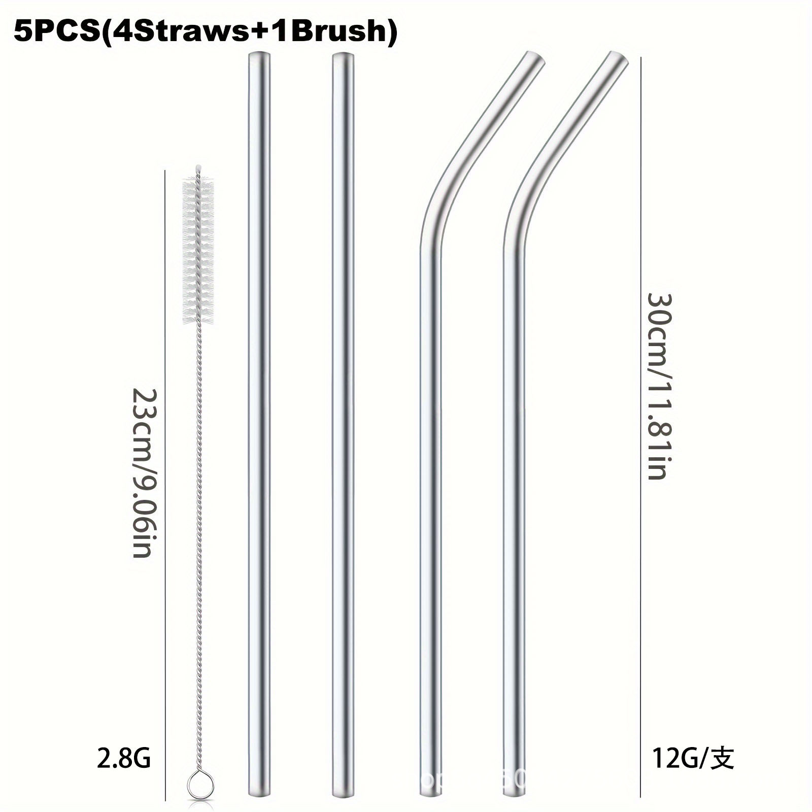 30 سنتيمتر القش قابلة لإعادة ا - مراجعة Reusable Straw وسعره