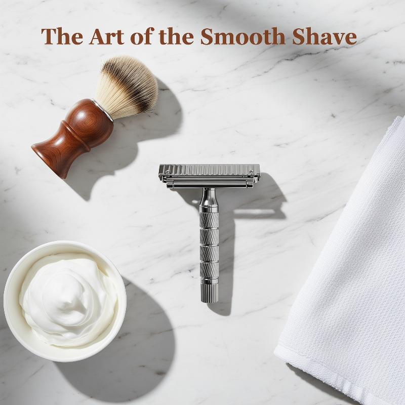 ماكينة حلاقة يدوية أحادية الشف - مراجعة Safety Razor Handle وسعره